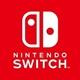 The Nintendo Switch logo against a red background